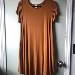 Yellow T-Shirt Dress (with pockets)